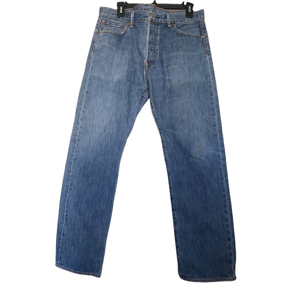 Levis 501 Button Fly Denim Jeans| Levis 501 - Picture 7 of 7